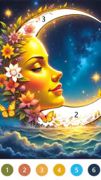 Fairytale Color by number game 5