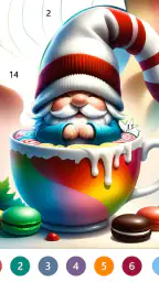 Fairytale Color by number game 8