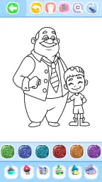 Family Love Coloring Book 2