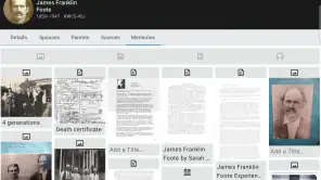 FamilySearch Tree screenshot