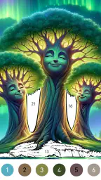Fantasy Color By Number Game 1