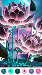 Fantasy Color-Paint By Number 1