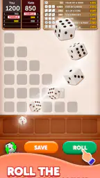 Farkle Dice Roll 1