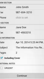FaxCover Pro Create Cover Page 1
