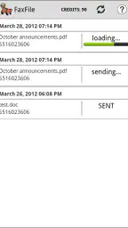 FaxFile - Send Fax from phone 4