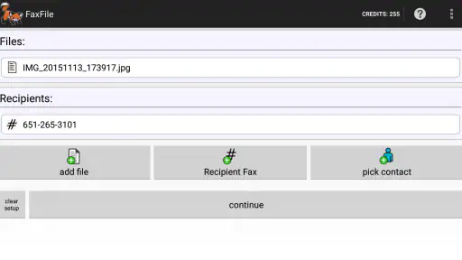 FaxFile - Send Fax from phone 7