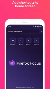 Firefox Focus: No Fuss Browser screenshot