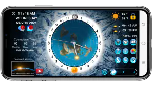 Flat Earth Sun & Moon Clock screenshot