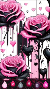 Fluid Art:Color By Number screenshot