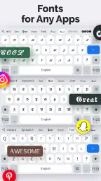 Fonts Art: Cute Keyboard Font 6