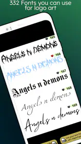 Fonts - Logo Maker screenshot