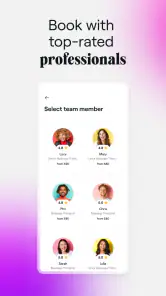 Fresha for customers screenshot