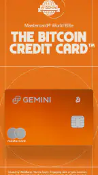 Gemini: Bitcoin Credit Card 1