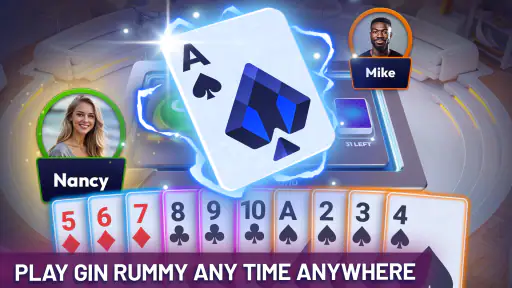 Gin Rummy Masters: Card Game 1
