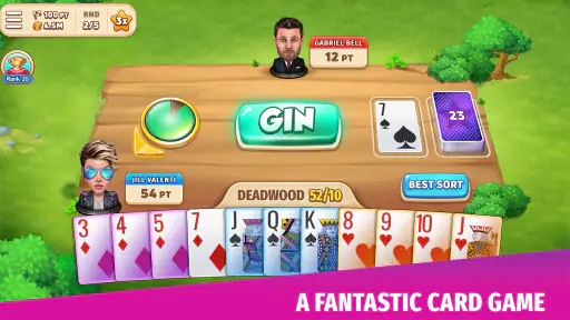 Gin Rummy Stars - Card Game 1