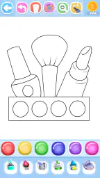 Glitter Beauty Coloring Pages 2