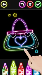 Glitter Beauty Coloring Pages 4