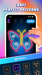 Glow Art Drawing - Doodle App 4