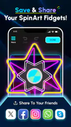 Glow Finger Spinner Art App 6