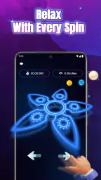 Glow Spinner: Finger Draw Art 3