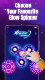 Glow Spinner: Finger Draw Art 4