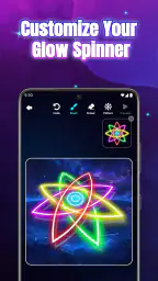 Glow Spinner: Finger Draw Art 5