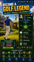 Golf Rising Star : Career Sim 1