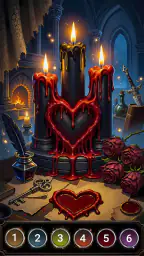 Gothic Symbols Color by Number 2