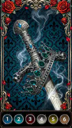 Gothic Symbols Color by Number 3