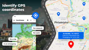 GPS Coordinates Locator Map screenshot