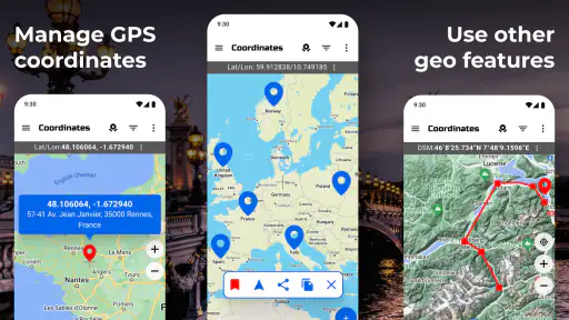 GPS Coordinates Locator Map 8
