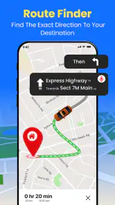 GPS Earth Maps Live Navigation screenshot