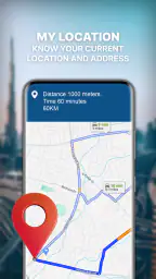 GPS Navigation: Road Map Route 4