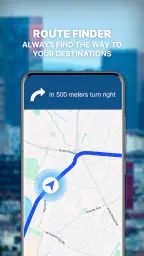 GPS Navigation: Road Map Route 5