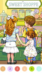 Granny Color By Number Game 4