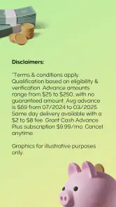 Grant Cash Advance screenshot
