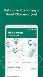 Great Clips Online Check-in screenshot