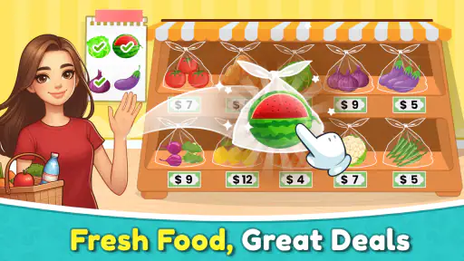 Grocery Market Cashier Store 1