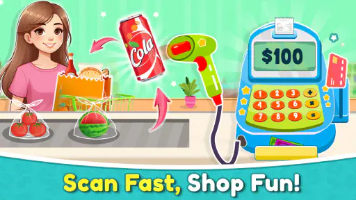 Grocery Market Cashier Store 4