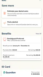 Guardian® Dental & Vision screenshot