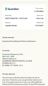 Guardian® Dental & Vision screenshot
