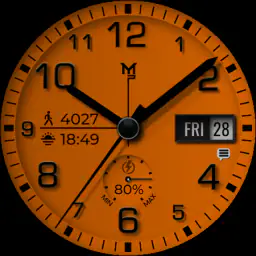 GUERILLA - Analog watch face 8