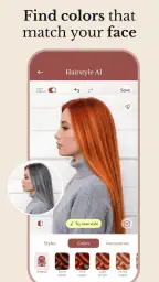 Hairstyle & Hair Color Changer 4