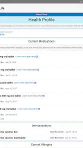 HealtheLife screenshot