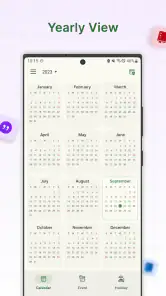 Holiday Calendar screenshot