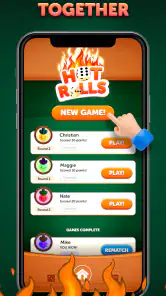 Hot Rolls Dice Strategy Game screenshot