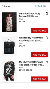 Hot Topic: Pop Culture Fashion screenshot