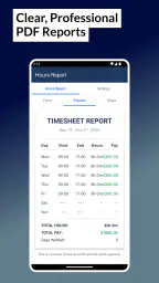 Hours Tracker, Time Calculator 2