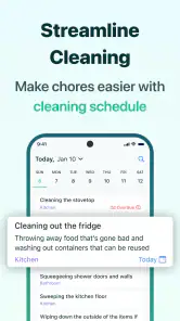 House Chores Cleaning Schedule screenshot
