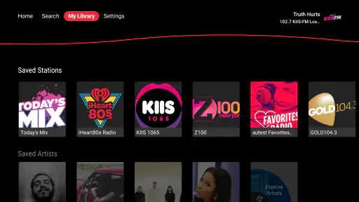 iHeartRadio for Google TV 7